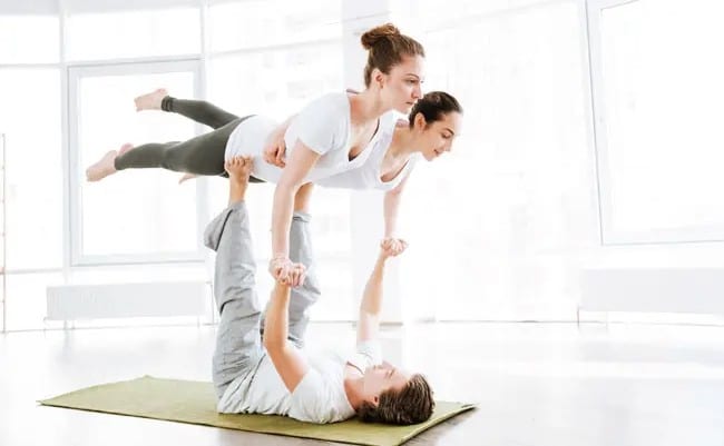Yoga Poses For Three People Doing Acroyoga (Easy, Intermediate, and Challenging Poses)