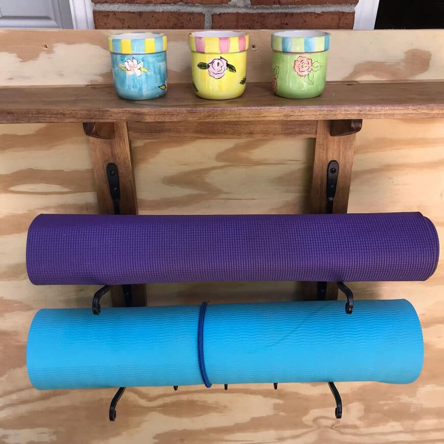 Display Rack For Yoga Mat