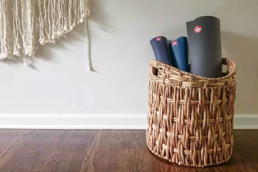 Yoga Mat Storage Bins